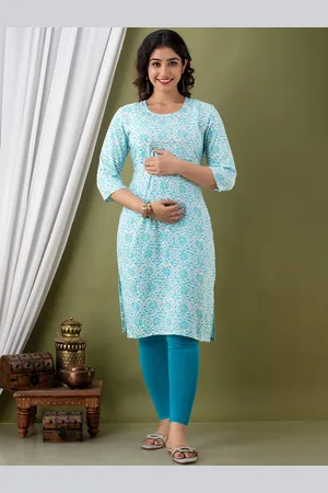 Floral Printed Maternity Kurta