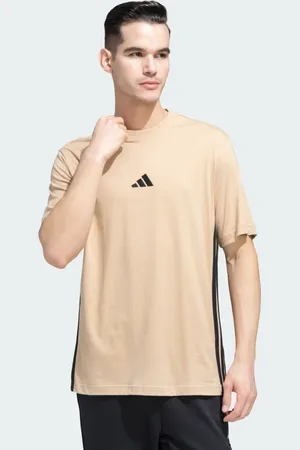 Men T-Shirts Essentials 3-Stripes Single Jersey Tee